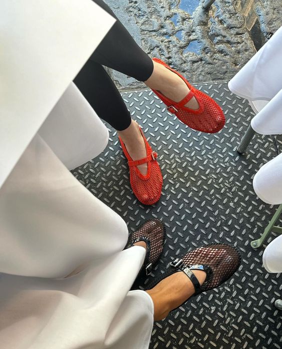 Fall Shoe Trends: Mesh Flats
