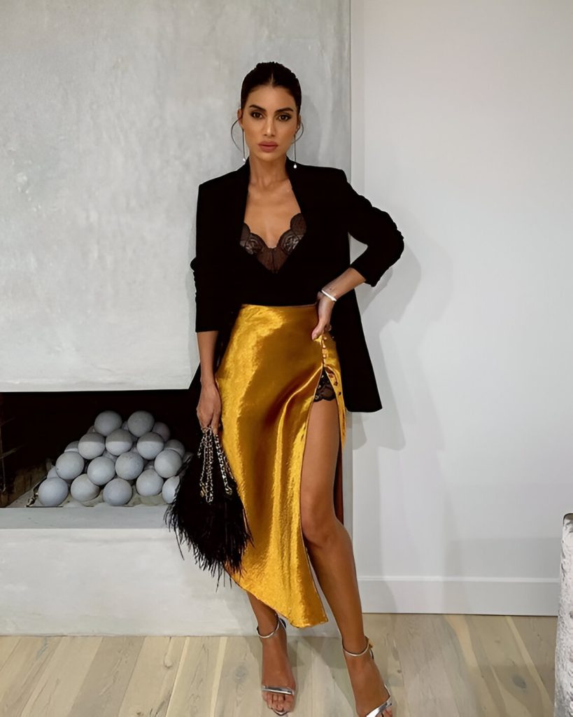 Fancy Silky Christmas Party Outfits