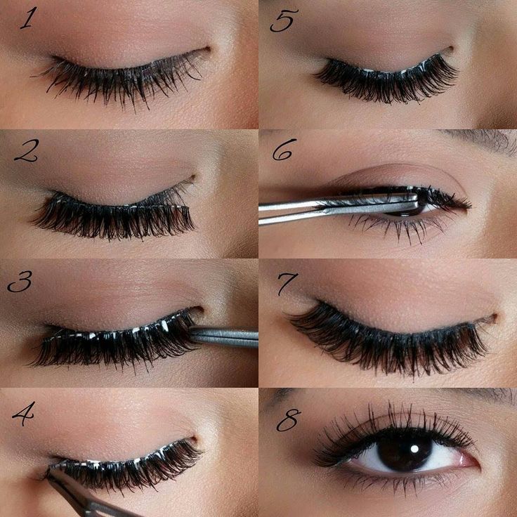 Finish with lashes