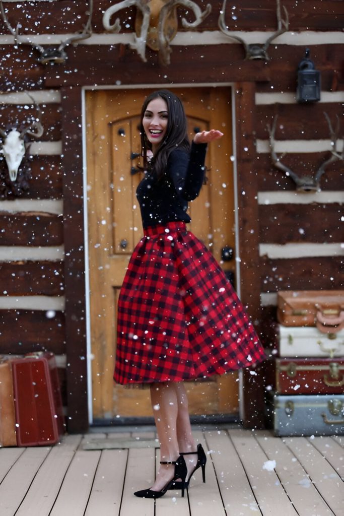 Flannel And Plaid Christmas Outfit Ideas