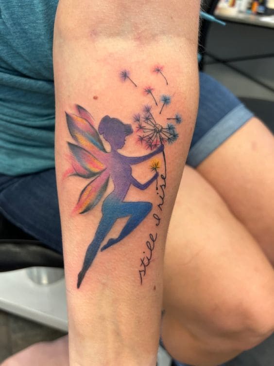 Floral Fairy Tattoos