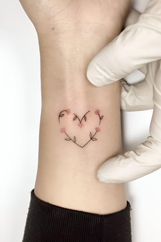  Floral Heart Designs