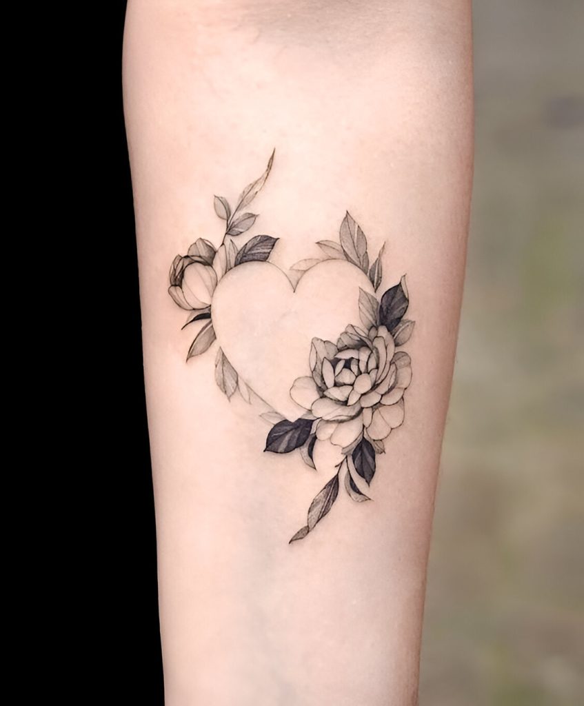  Floral Heart Designs