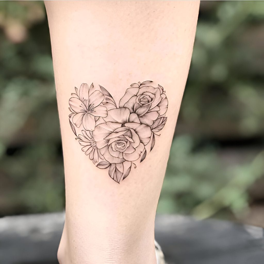 Floral Heart Designs