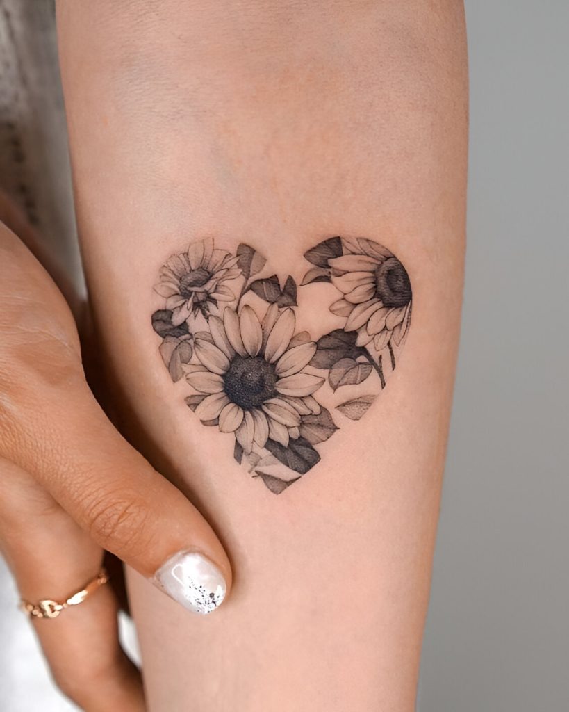  Floral Heart Designs