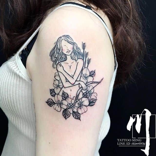  Floralized Tats For Sagittarians