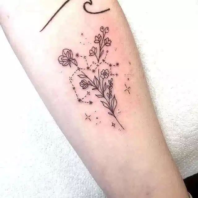  Floralized Tats For Sagittarians