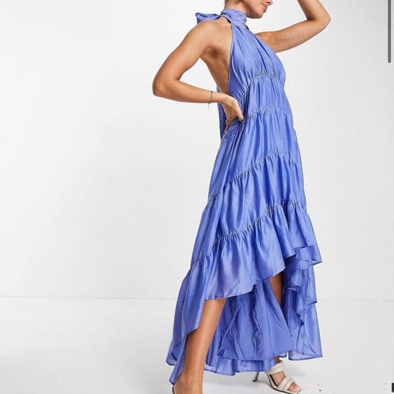Flowy Long Halter Dresses
