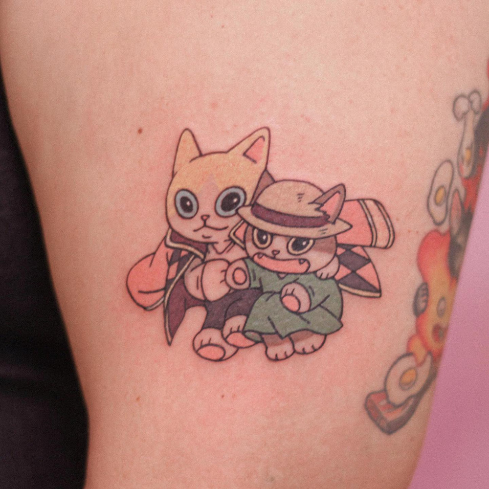 Fun And Cute Cat Tattoos