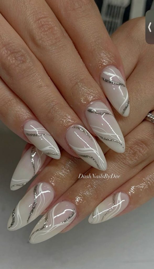 Futuristic White Nail Ideas3