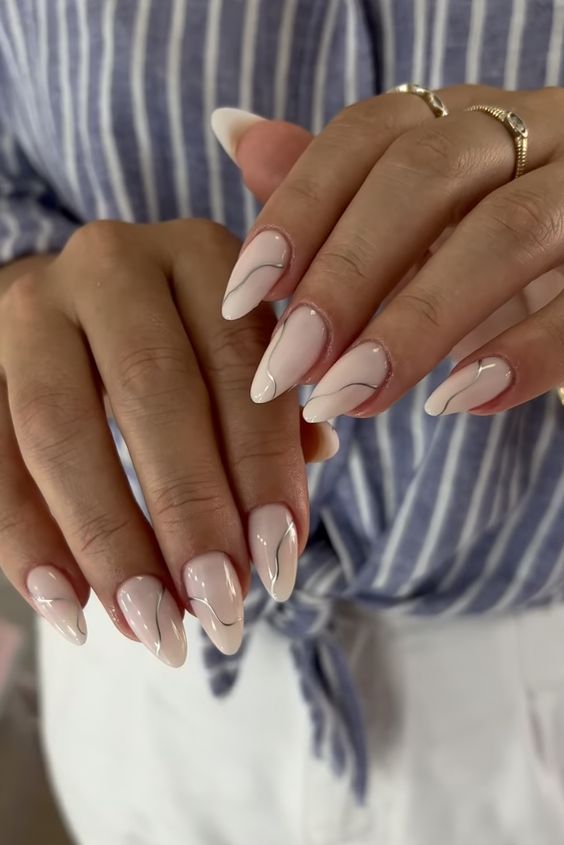 Futuristic White Nail Ideas5