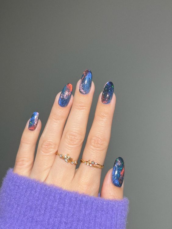 Galaxy Glitter Nails4
