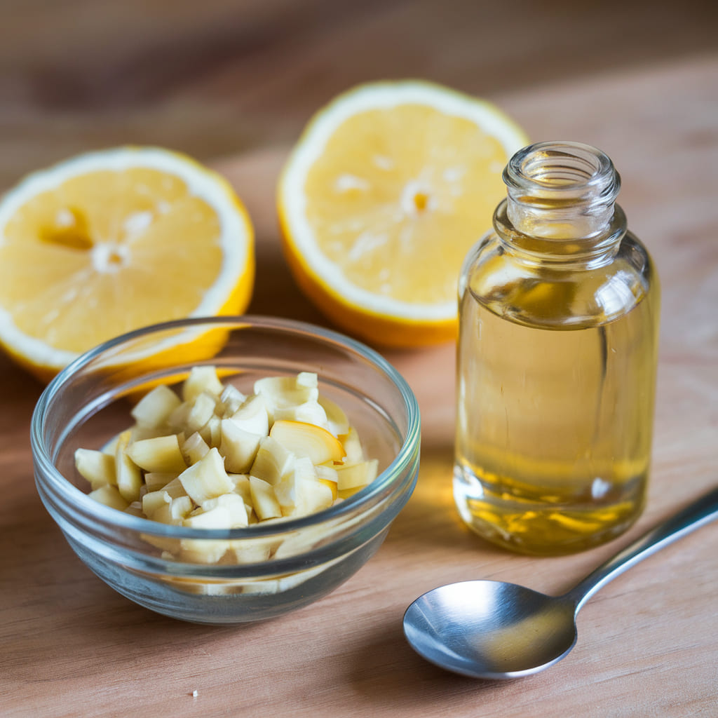 Garlic and Lemon Brightening Serum