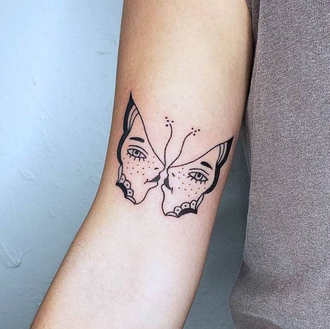 Gemini Butterfly Art