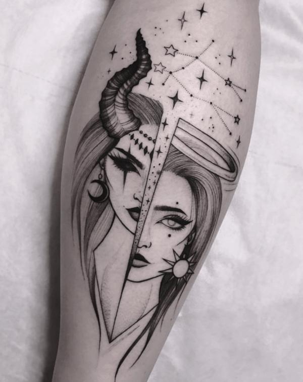 Gemini Women’s Body Art