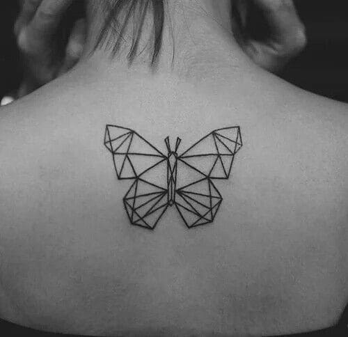 Geometric Butterfly Inks