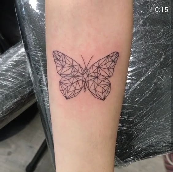 Geometric Butterfly Inks