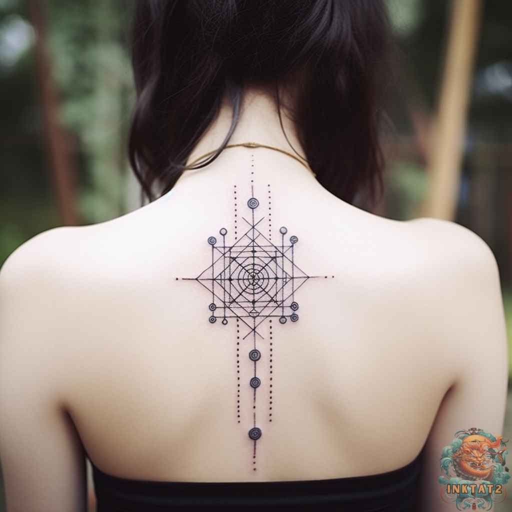 Geometric Girly Back Inks
