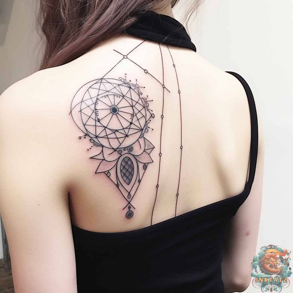  Geometric Girly Back Inks
