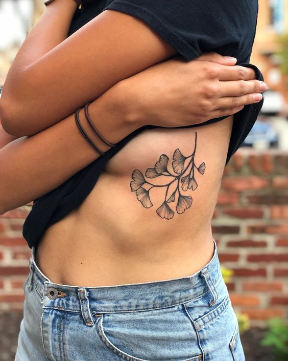 Ginkgo Fall Tattoo Ideas
