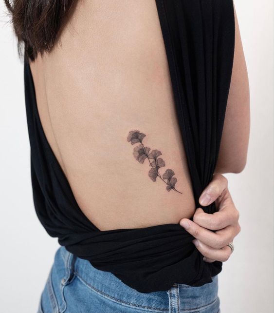 Ginkgo Fall Tattoo Ideas