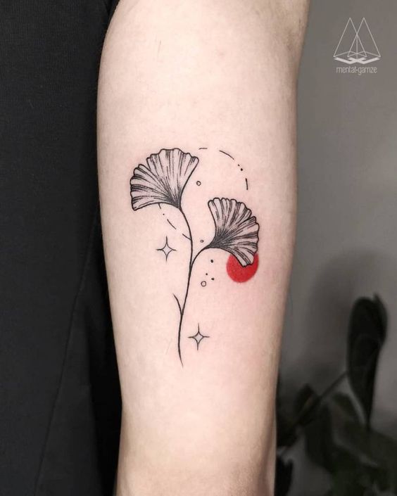 Ginkgo Fall Tattoo Ideas