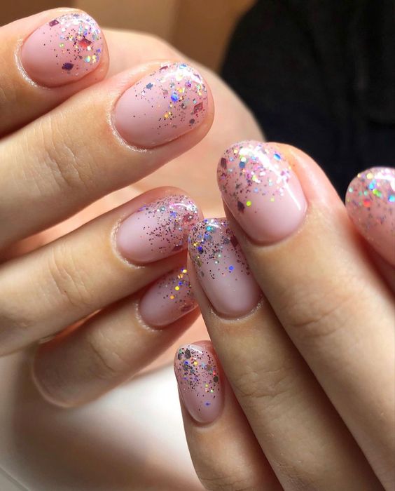 Glitter Confetti Nails4
