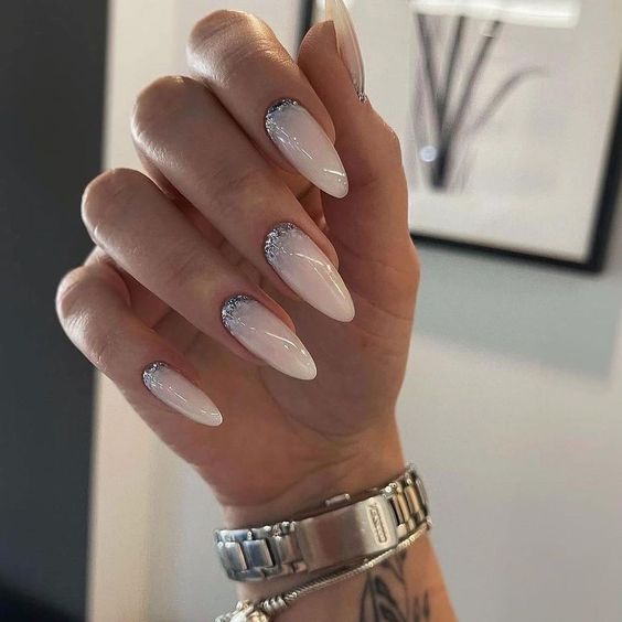 Glitter Cuticle Manicure