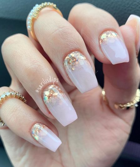 Glitter Cuticle Manicure7