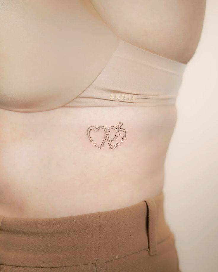  Heart Inks On Rib