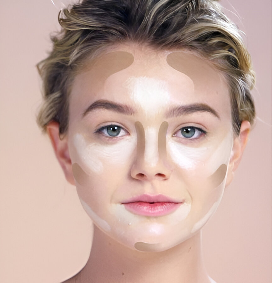 Heart-shaped face