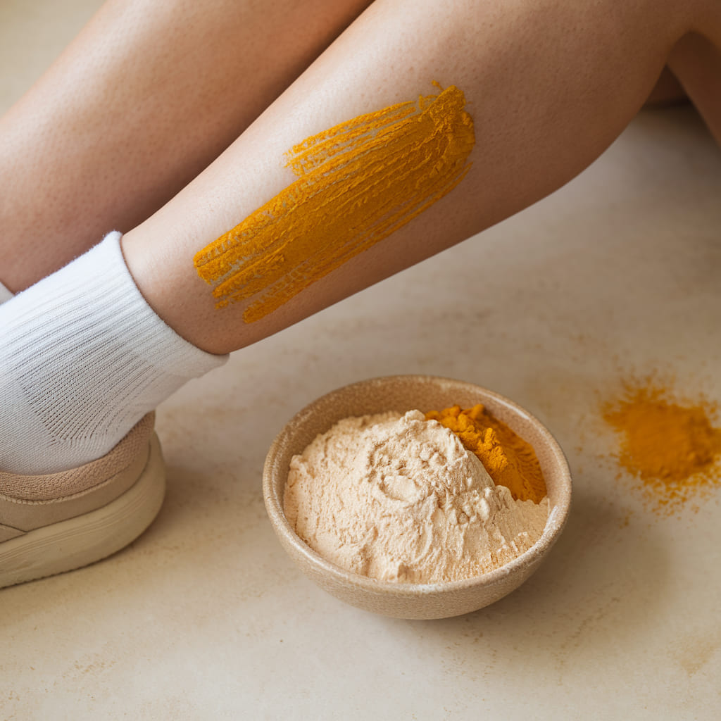How Wheat Flour and Turmeric Work for Hair Removal