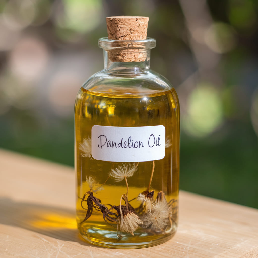 How to Make DIY Dandelion Oil at Home