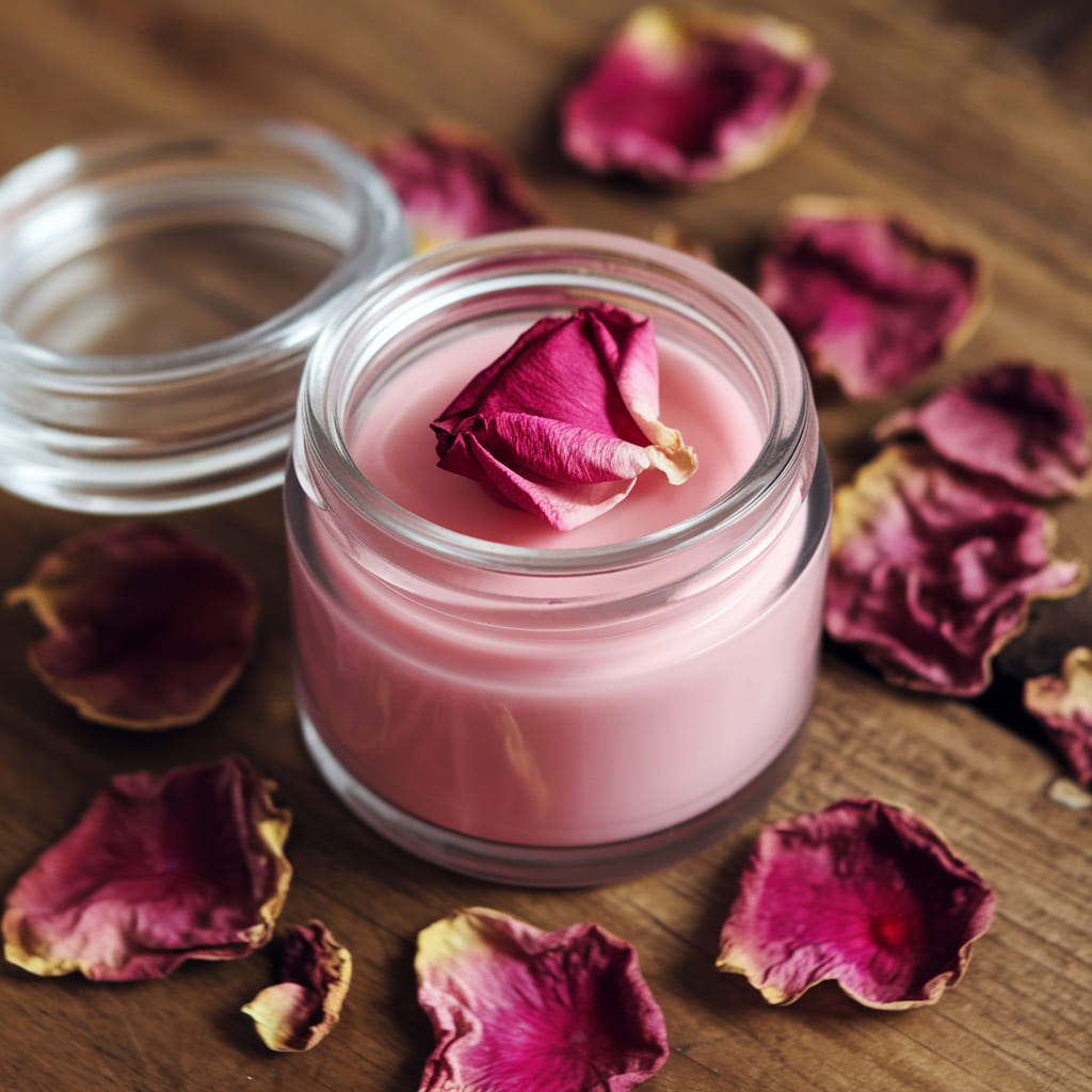 How to Make DIY Rose Lip Balm