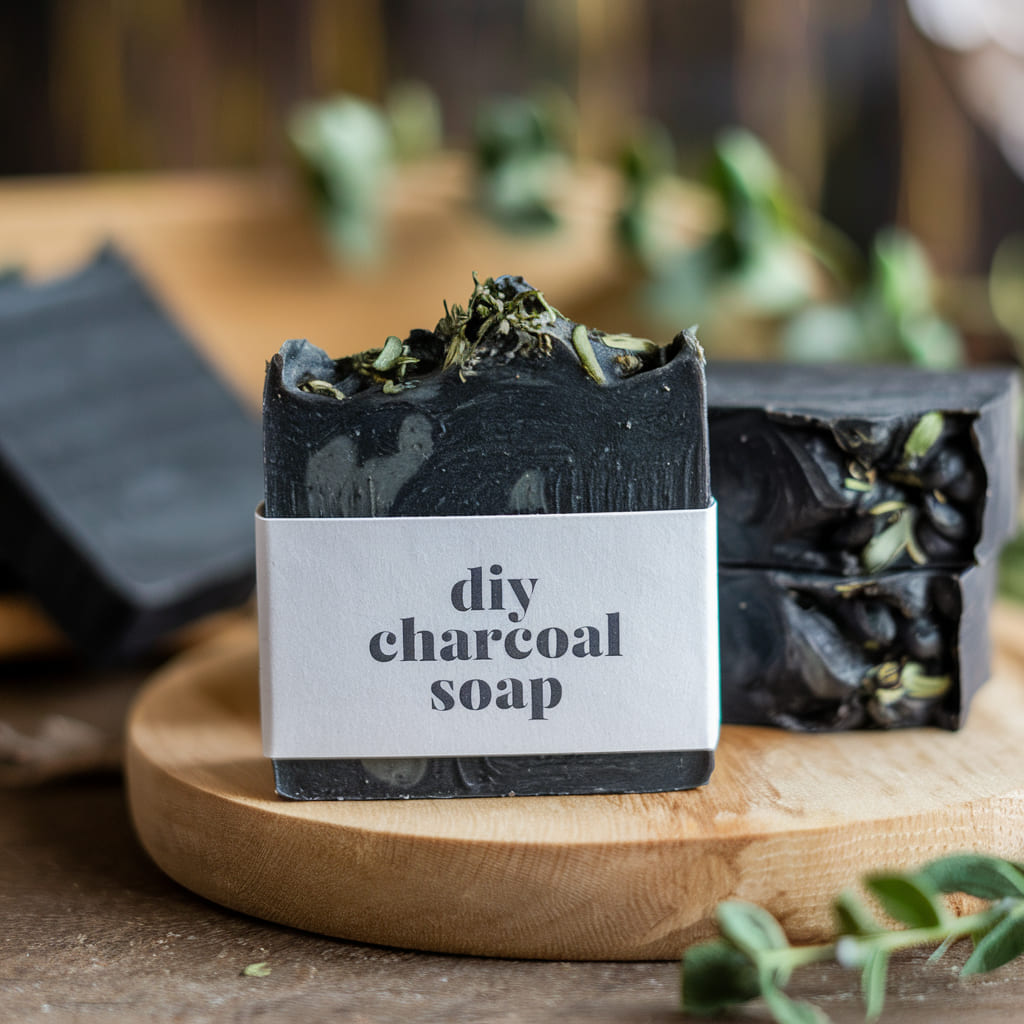How to Make DIY Charcoal Soap at Home