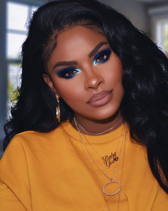 Icy Blue Makeup Look
