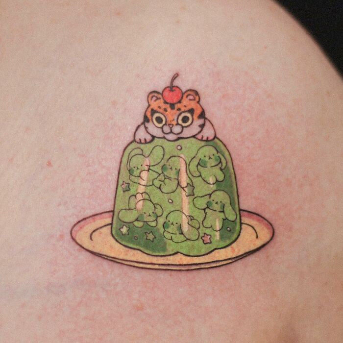 Jelly Kitty Cat Tattoos