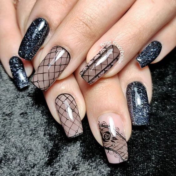 Lace Nail Art