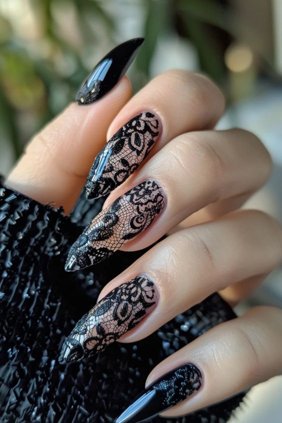 Lace Nail Art