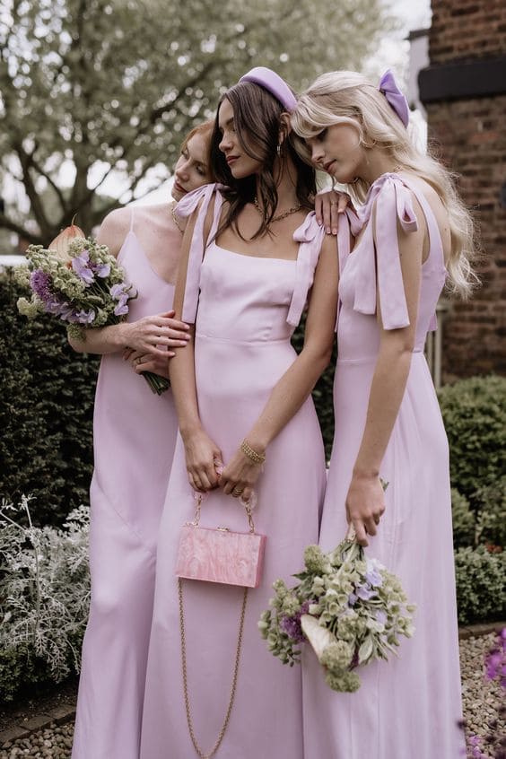 Lavender Bridesmaid Dresses 