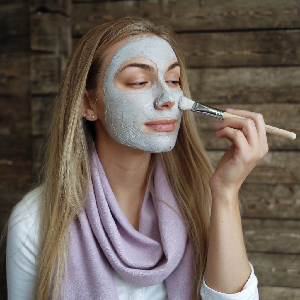 Lavender Oil Calming Mask for Sensitive Skin