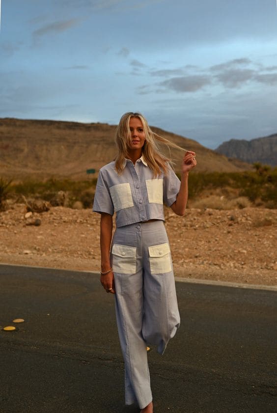 Linen Matching Set Pants