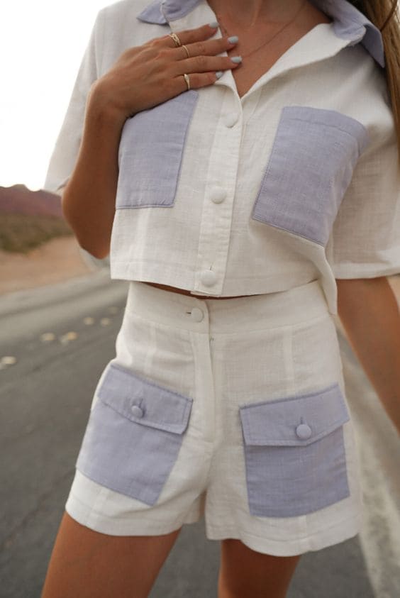Linen Matching Set Pants