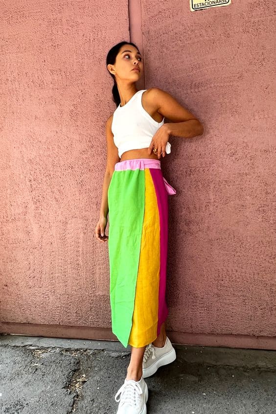 Linen Skirt Outfits