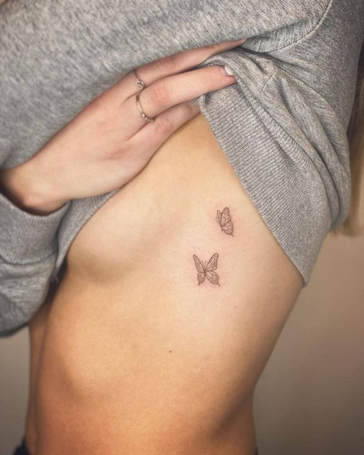 Little Animal Rib Tattoo Ideas