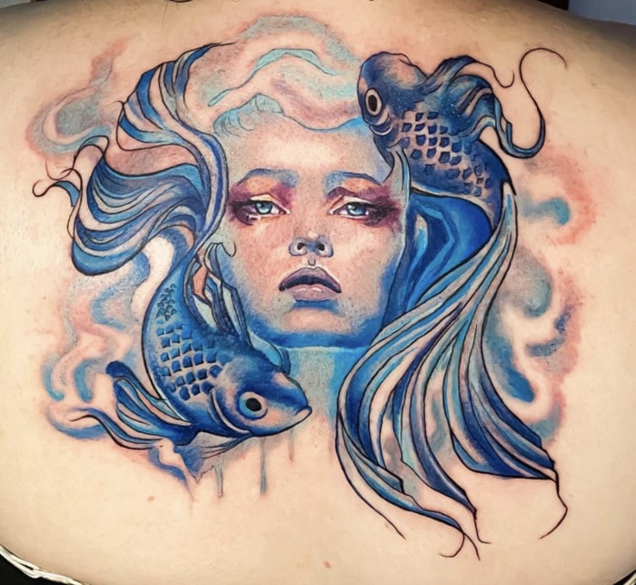 Loud Pisces Tattoo Designs
