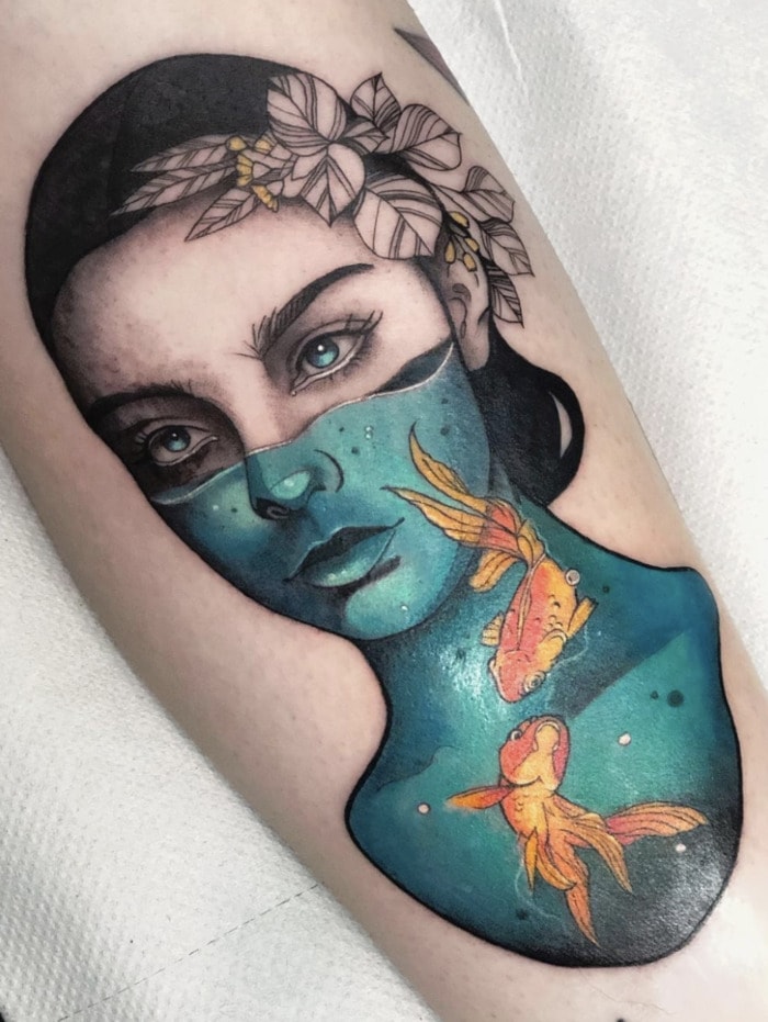 Loud Pisces Tattoo Designs