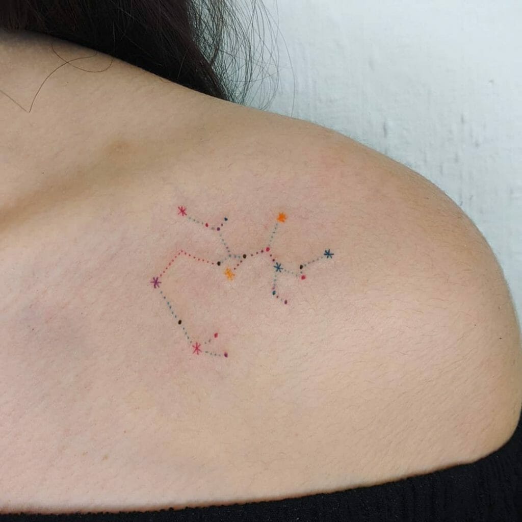 Lovely Small Colored Sagittarius Inks