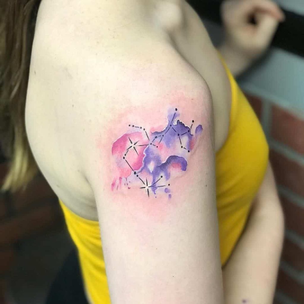 Lovely Small Colored Sagittarius Inks