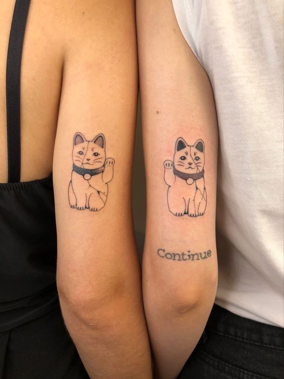 Lucky Cat Tattoo Ideas